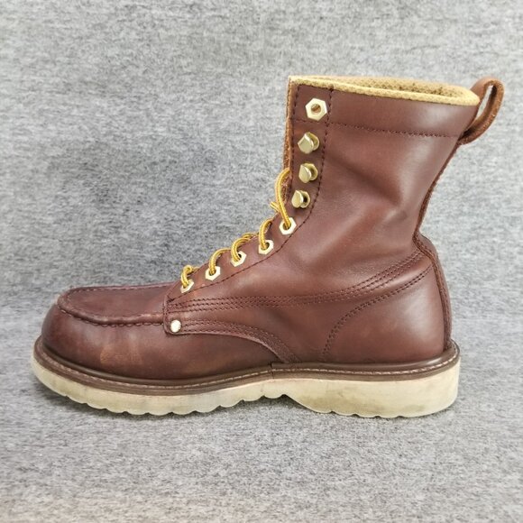 ✅Mens 9.5EEE Field N’ Forest Brown Leather Moc Toe 8\
